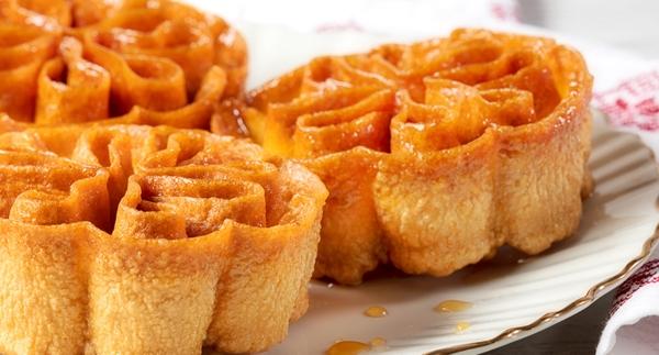 Receita Sem Lactose - Florões com Redução de Mel