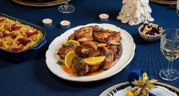 Cabrito Assado com Arroz de Forno