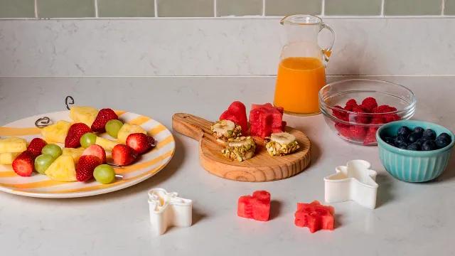 Como servir fruta de forma divertida