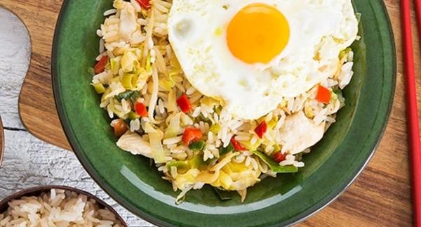 Receita Sem Glúten - Nasi Goreng (pós-treino)
