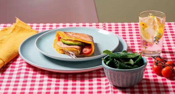 Wrap Integral de Omelete