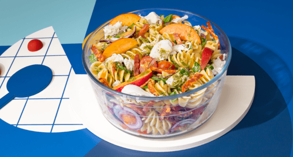 Salada de Massa com Vinagrete de Pesto | Receitas do Mundo: Italiamo