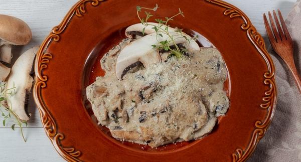 Receita Vegetariana - Cogumelos com Creme de Parmesão | Cooking Classes