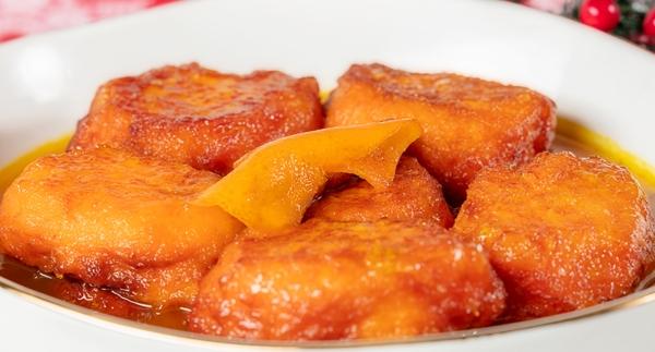 Receita Sem Glúten - Bolos de Bolina em Calda de Laranja e Canela