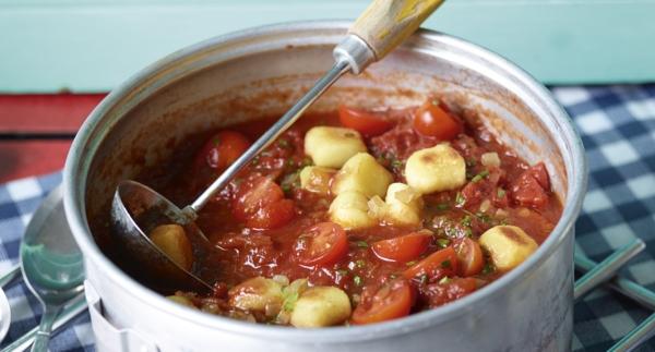 Receita Vegan - Sopa de Tomate com Nhoques