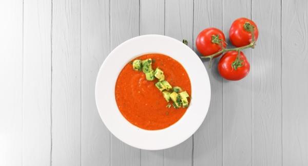 Receita Vegan - Sopa Fria de Tomate e Pimento Assado | Cooking Classes