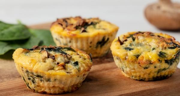 Receita Vegetariana - Egg Bites