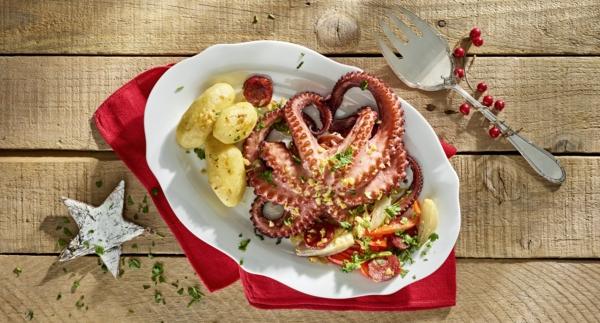 Receita Sem Lactose - Polvo Assado no Forno