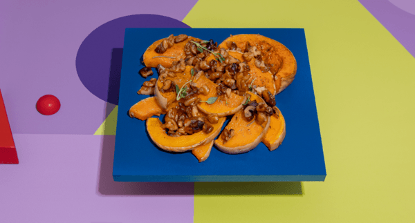 Abóbora Assada com Nozes e Alecrim | Especial Natal