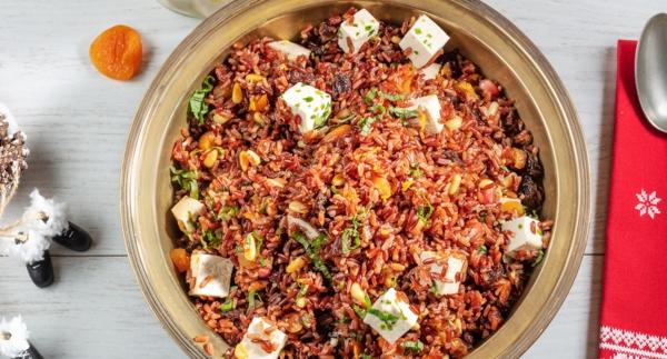 Receita Natal - Taboulé Natalício de Arroz Vermelho | Cooking Classes