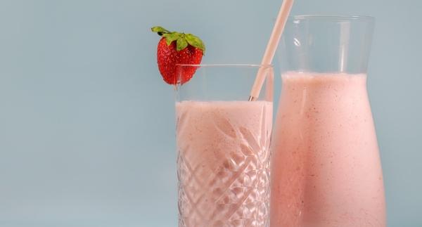 Bebida iogurtada de morango e lima | Especial Monsieur Cuisine