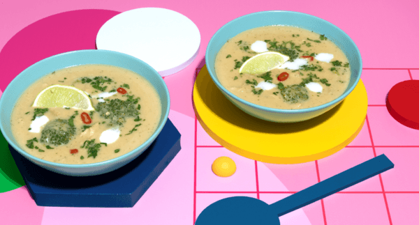 Sopa de Frango e Côco | Comer Bem