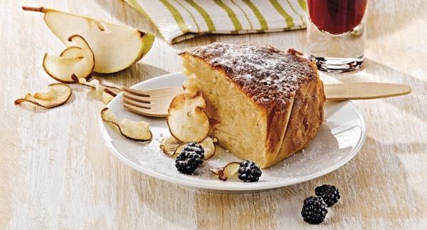 Bolo de pera rocha com vinho do Porto