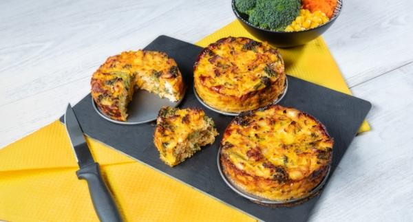 Receita Bio - Mini Tarteletes de Peixe e Legumes | Cooking Classes