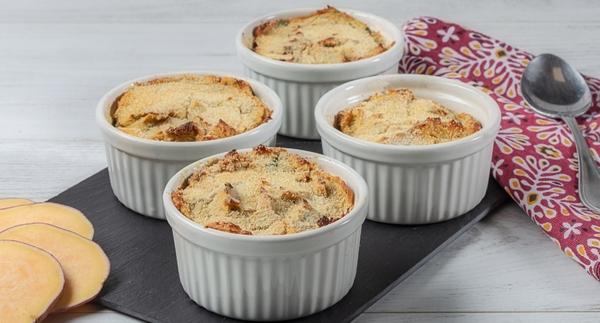 Receita Vegetariana - Suflê de Batata doce e especiarias | Cooking Classes