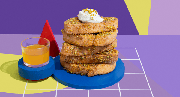 Rabanadas em Pão de Massa Mãe, com Calda de Laranja e Pistacho, e Creme de Requeijão | Especial Natal: Doces