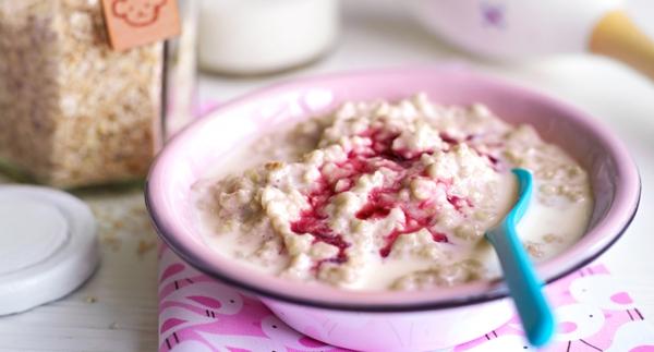 Receita Bebé e Criança - Papa de Leite e Aveia