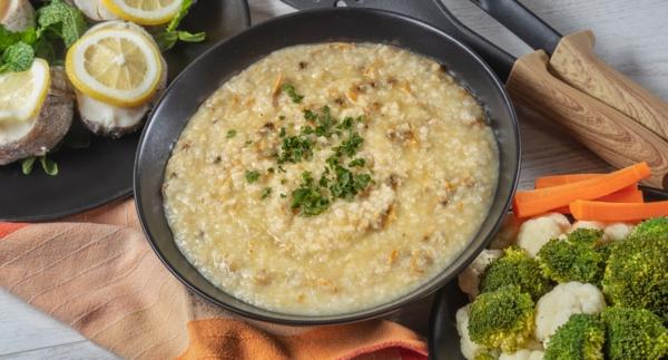 Receita Monsieur Cuisine - Risoto de Amêijoa com Pescada | Cooking Classes