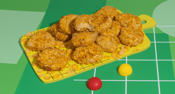 Nuggets de grão de bico e tofu | Especial Crianças