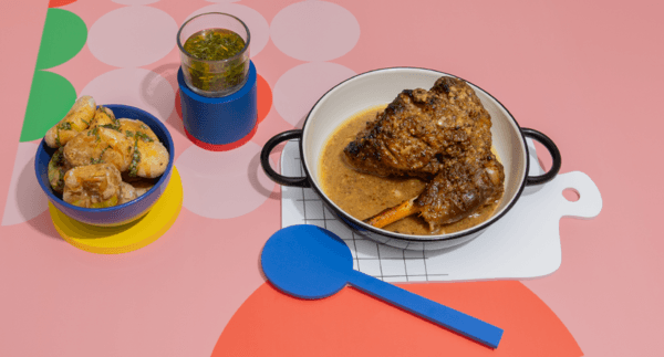 Perna de Borrego com Hortelã e Manjericão | Receita Carne