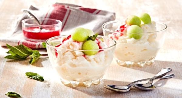 Receita Vegetariana - Skyr com Gelado de Melão