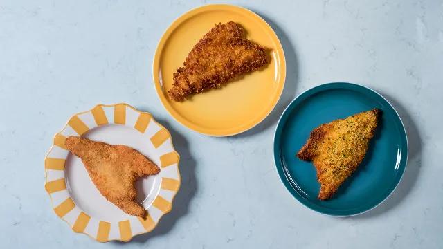 Três formas de panar filetes