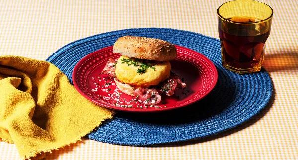 Sandes de Omelete no Microondas